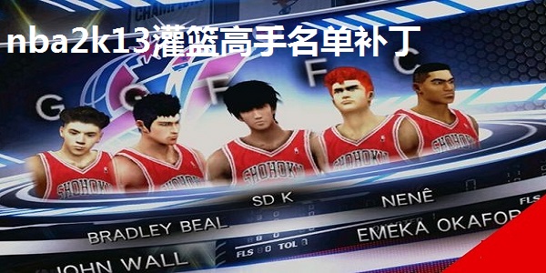 nba2k13灌篮高手名单补丁截图