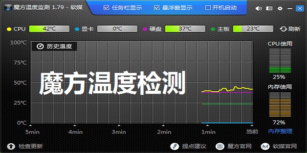 魔方温度检测截图