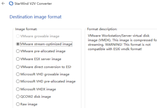 StarWind Converter 虚拟磁盘格式转换截图