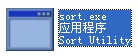 sort.exe截图