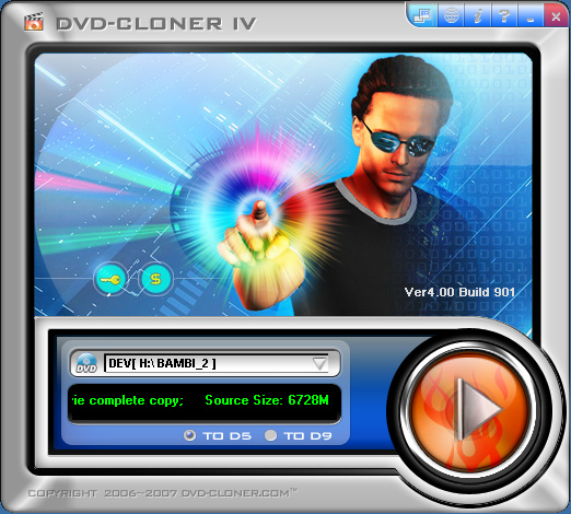 DVD-Cloner dvd复制软件截图
