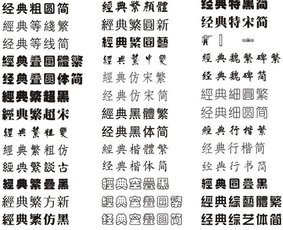 最全中华字库截图