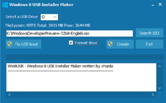 Win8启动U盘制作工具截图