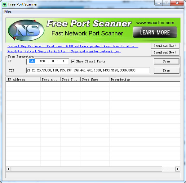 FreePortScanner截图