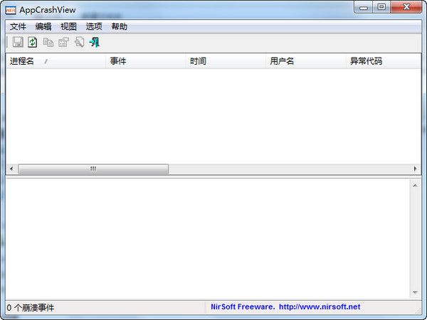 AppCrashView(显示文件崩溃的详细信息)截图