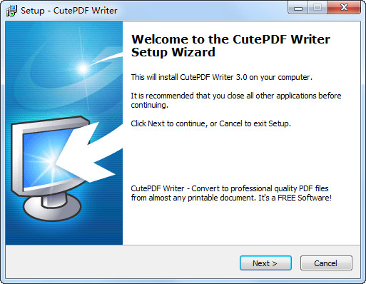 免费pdf转换器(CutePDF Writer) 免费pdf转换器(CutePDF Writer)截图