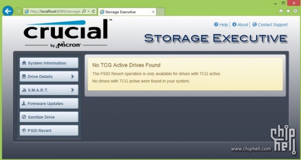 镁光SSD管理工具(Storage Executive)截图