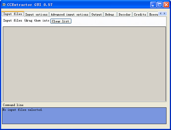 CCExtractor GUI截图