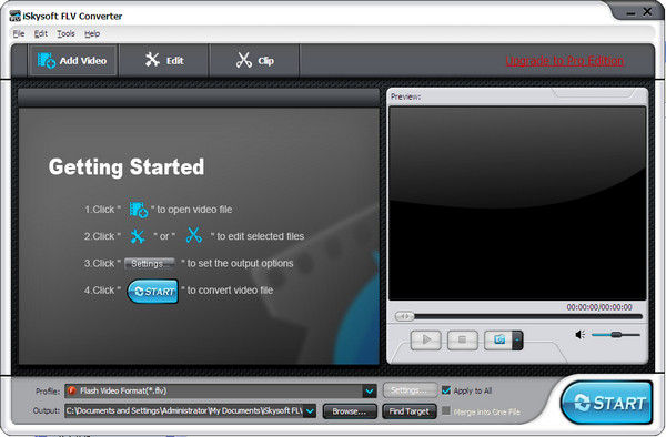 iSkysoft FLV Converter截图