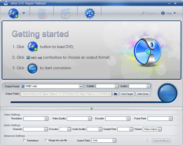 DVD转换器(uRexDVD)截图
