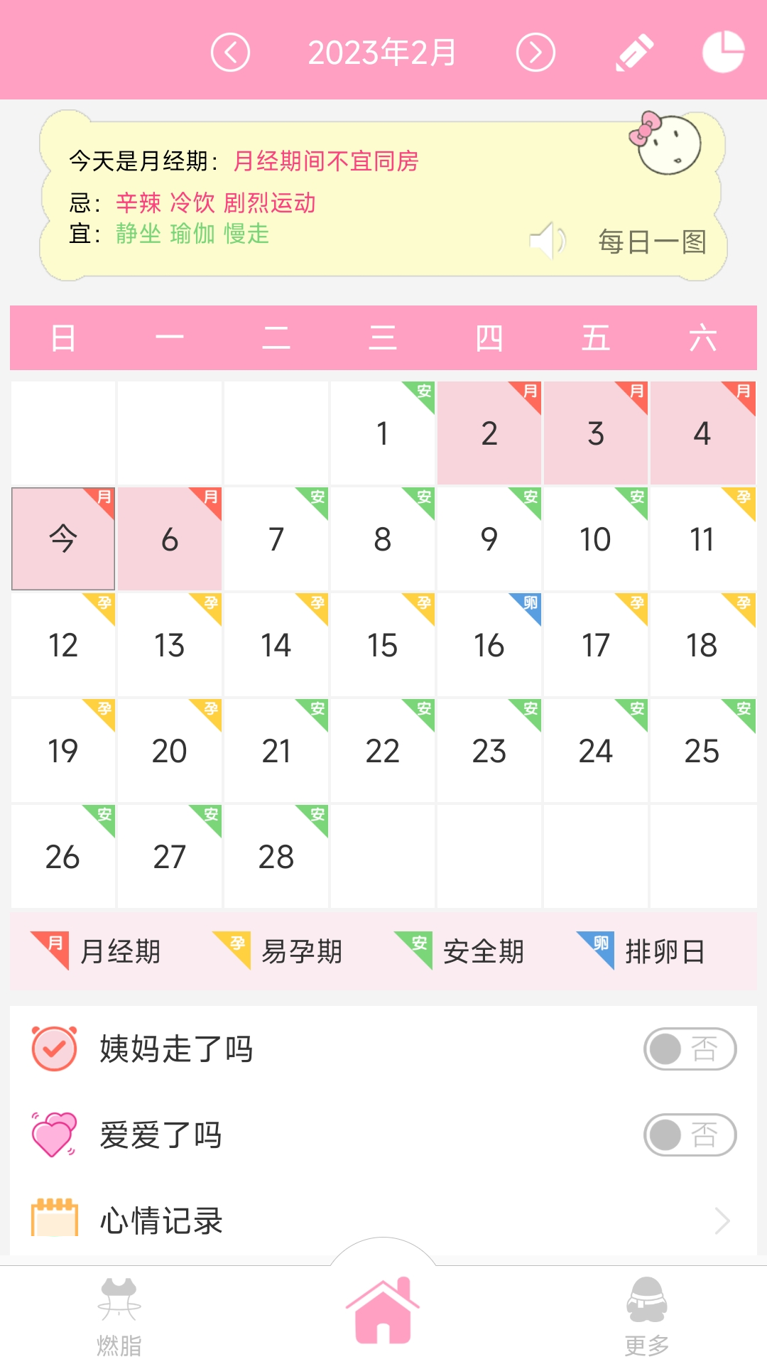 月经期安全期管家 月经期安全期管家截图