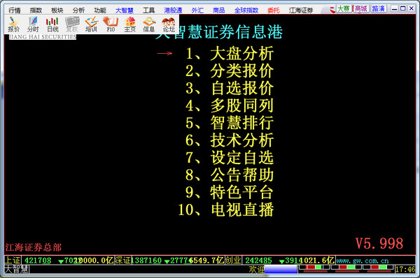 江海证券大智慧 江海证券大智慧截图
