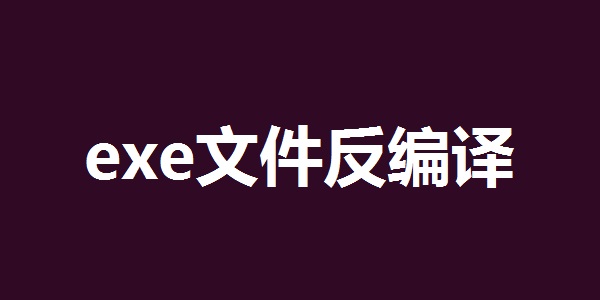 exe文件反编译截图