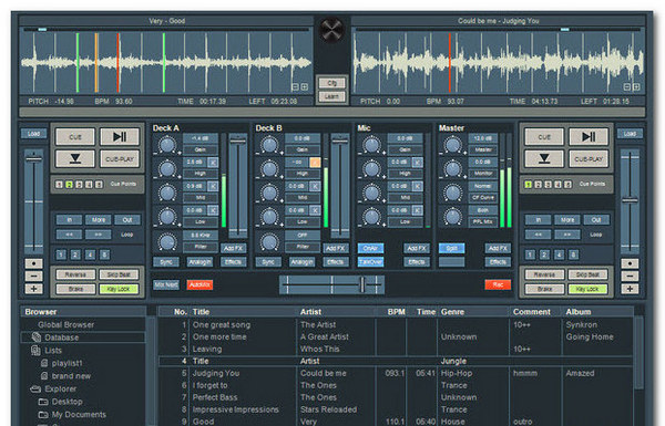 专业DJ混音软件(FutureDecks Pro)截图