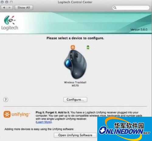 logitech control center for mac(键盘和鼠标驱动)截图