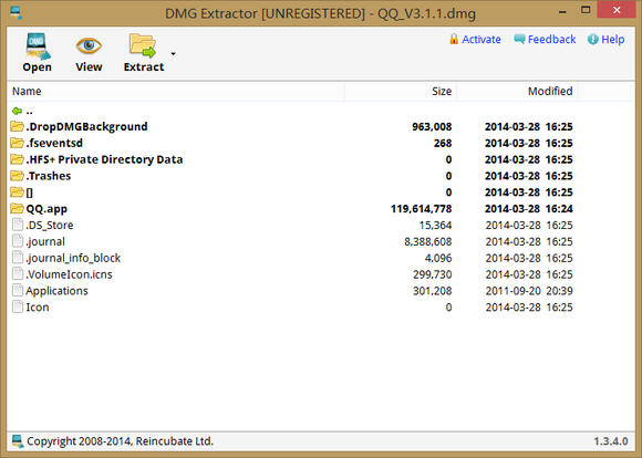 DMG解压软件(DMG Extractor) DMG解压软件(DMG Extractor)截图