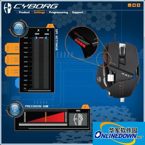 894b0859d15faa32a9689f69dd0f9b98.jpg 赛钛客rat7鼠标驱动截图