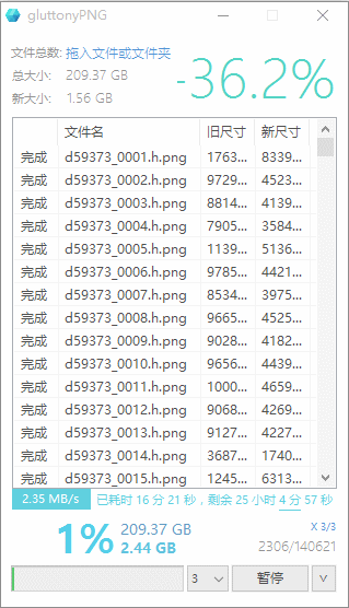 gluttonyPNG(图片压缩工具)截图