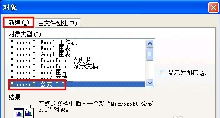 Word公式编辑器截图