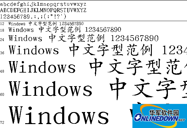 文鼎CS楷体更新截图