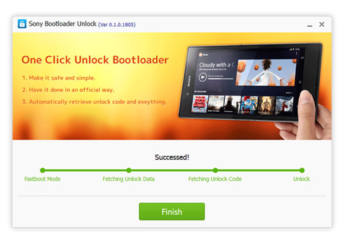 索尼解锁工具(SONY Bootloader Unlock)截图
