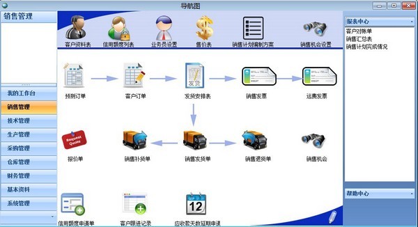 ERP系统截图