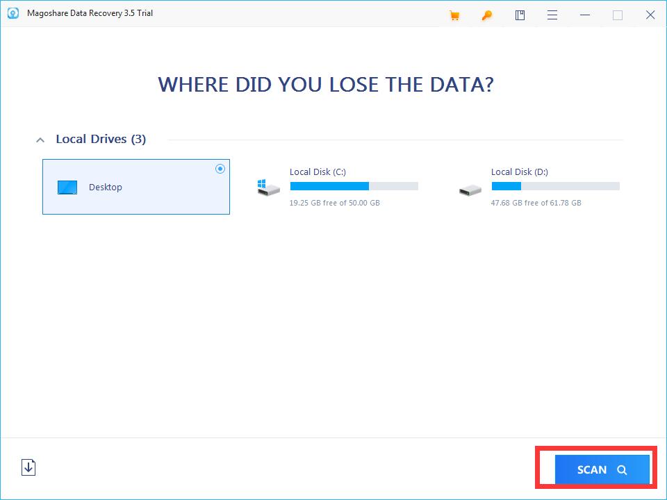 Magoshare Data Recovery截图