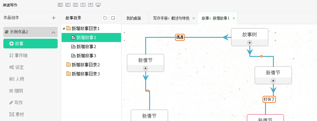 岸途写作截图
