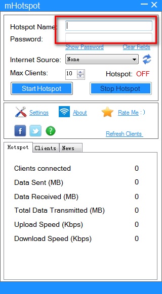 mHotspot截图