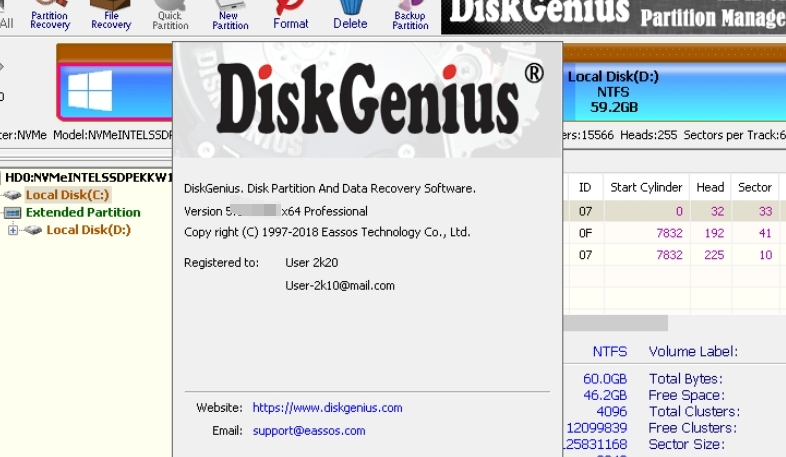 DG磁盘工具DiskGenius截图