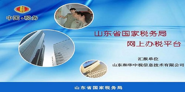 山东国税网上申报系统办税平台截图