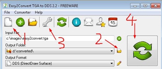 Easy2Convert TGA to DDS截图
