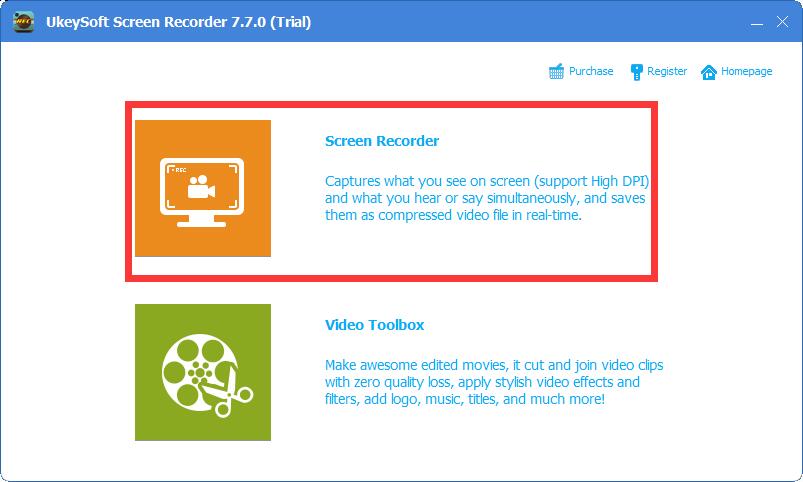 UkeySoft Screen Recorder截图