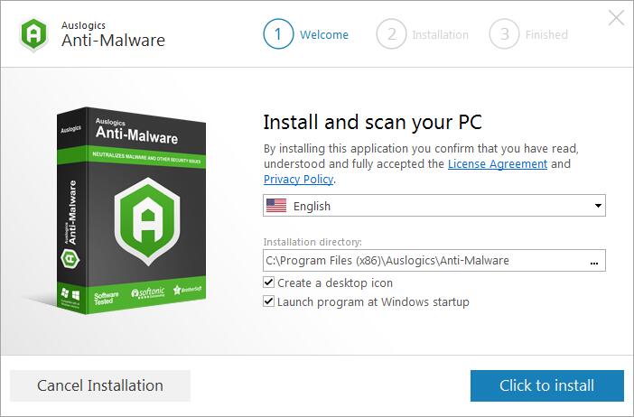 Auslogics Anti-Malware截图