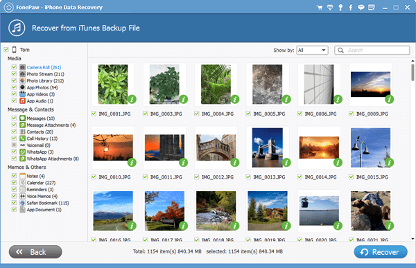 FonePaw iPhone Data Recovery截图