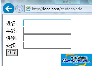 jfinal demo截图