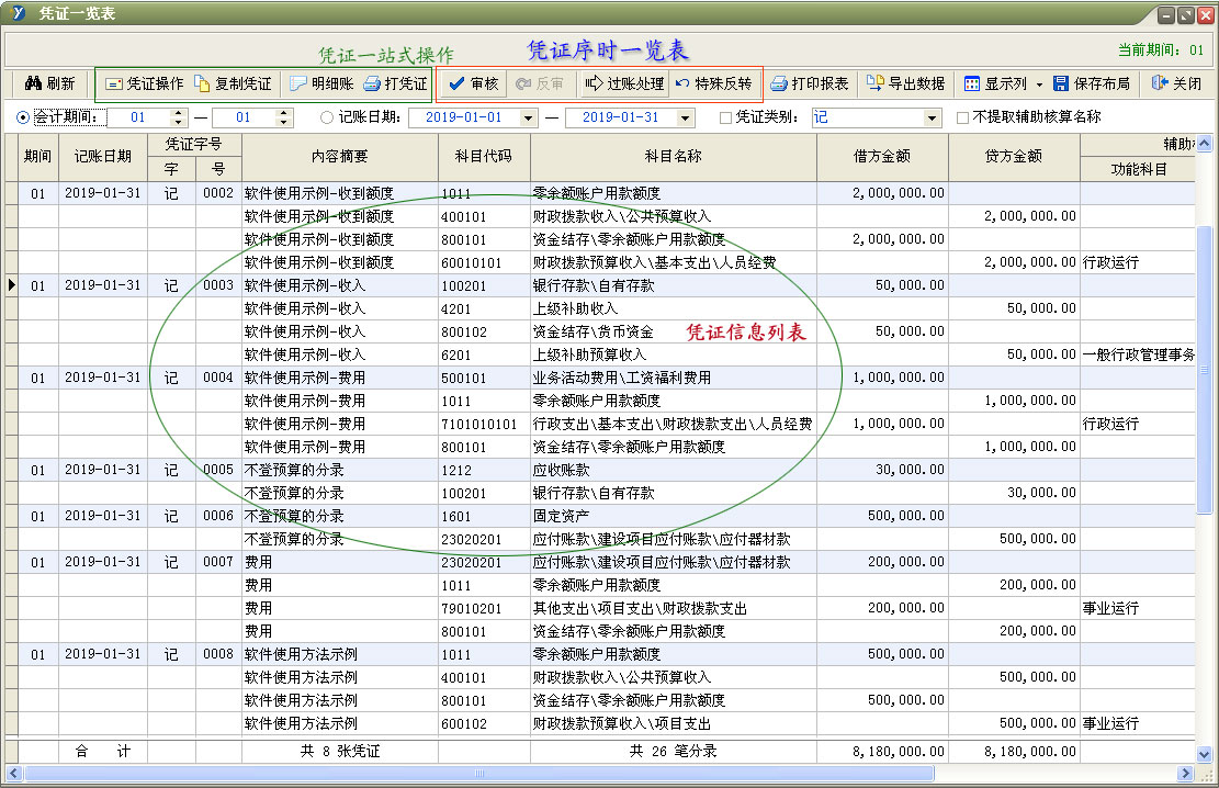 易用王财务软件-账务与资产集成系统截图