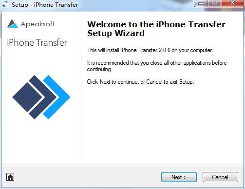 Apeaksoft iPhone Transfer截图
