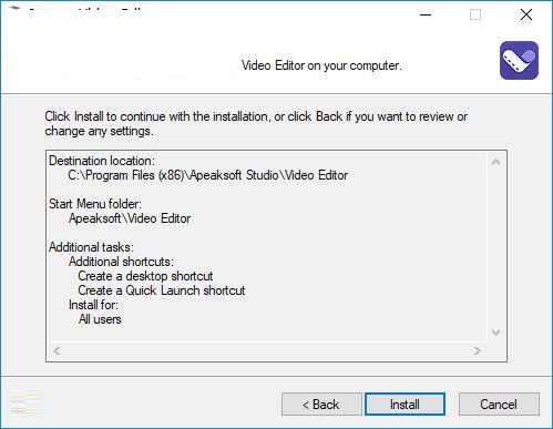 Apeaksoft Video Editor截图