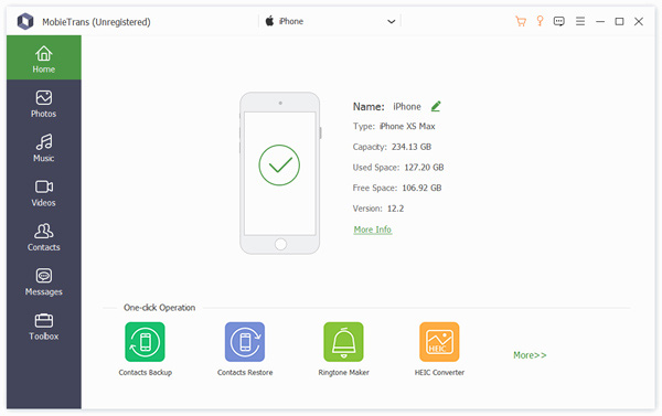 Apeaksoft MobieTrans截图