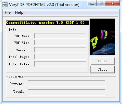 VeryPDF PDF2HTML截图