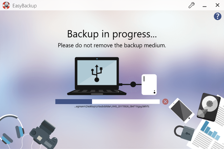 Abelssoft EasyBackup截图