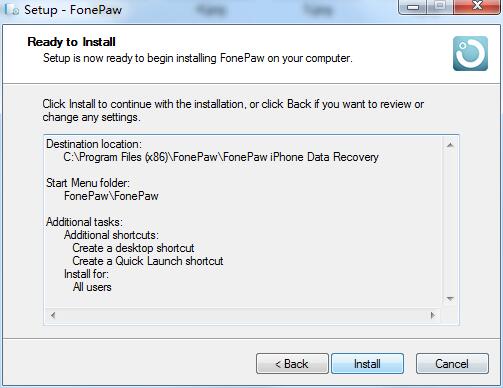 FonePaw iPhone Data Recovery截图