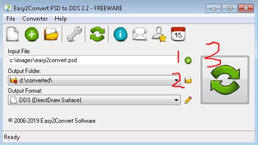 Easy2Convert PSD to DDS截图