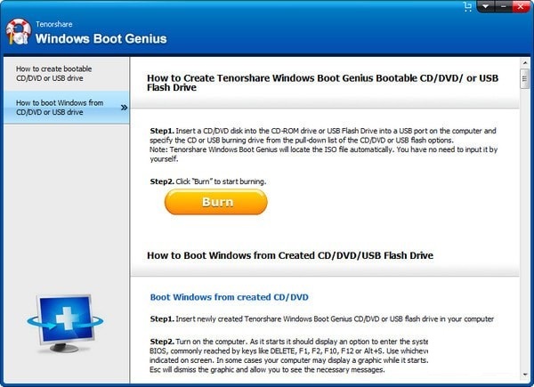 Tenorshare Windows Boot Genius截图