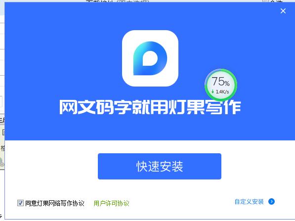 灯果写作截图