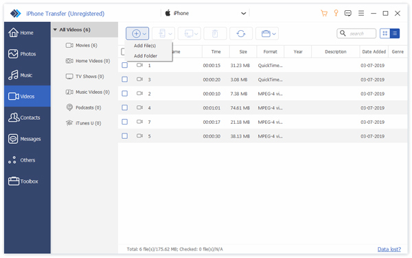 Apeaksoft iPhone Transfer截图