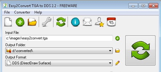 Easy2Convert TGA to DDS截图