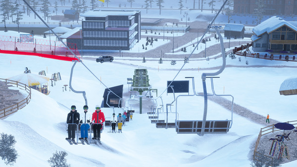 山间雪道截图