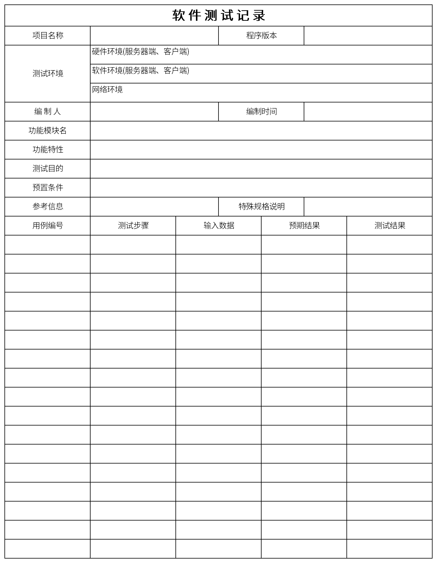 软件测试记录截图